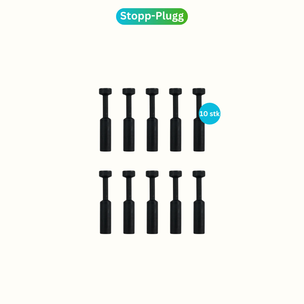 10x Stopp-plugg